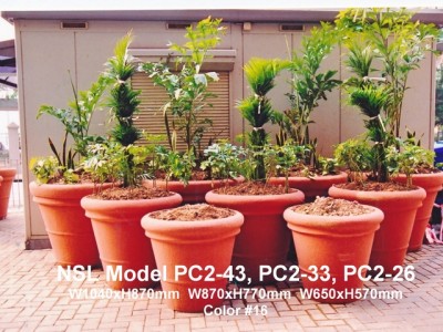 NSL Model PC2-30 Fibreglass Reinforced Planters